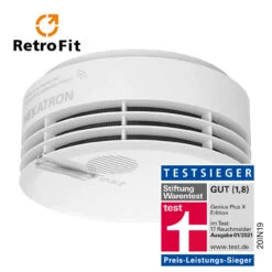Rauchmelder Hekatron Genius Plus X N-A RetroFit Austauschmelder