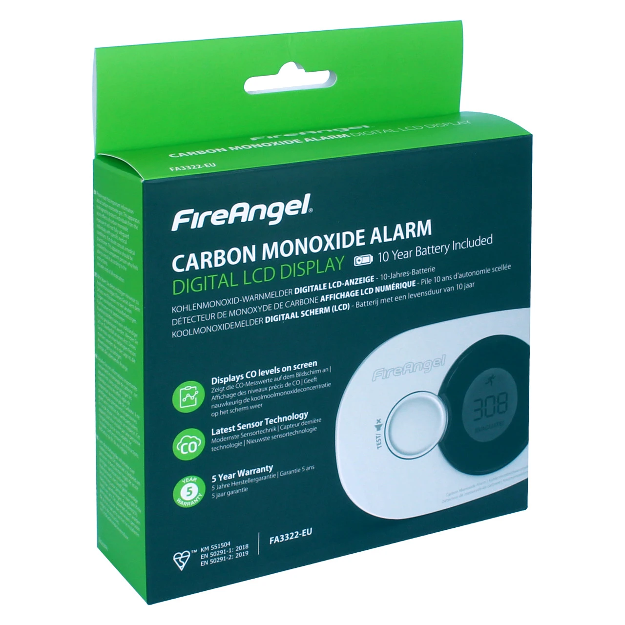 FireAngel CO-Warnmelder FA3322-EUX10 – Bild 5