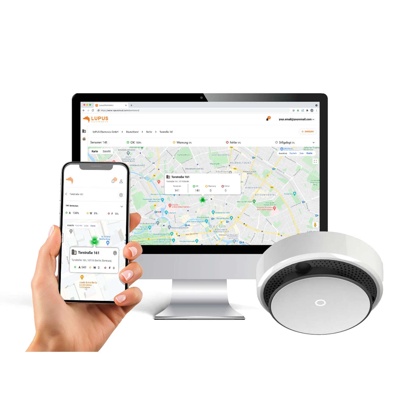 LUPUS Mobilfunkrauchmelder Mit Fernwartung – Bild 4