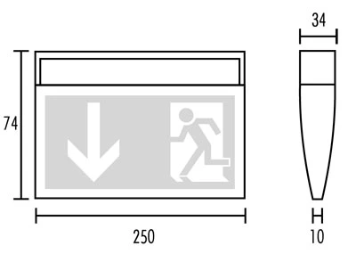 SQS® LED Rettungszeichenleuchte – Bild 2