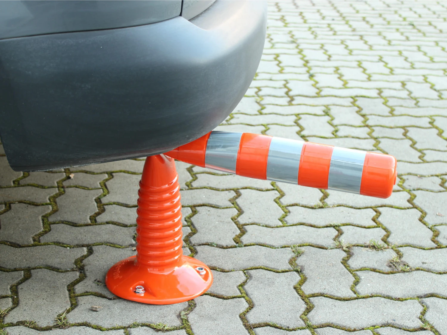 Flexibler Absperrpfosten Orange