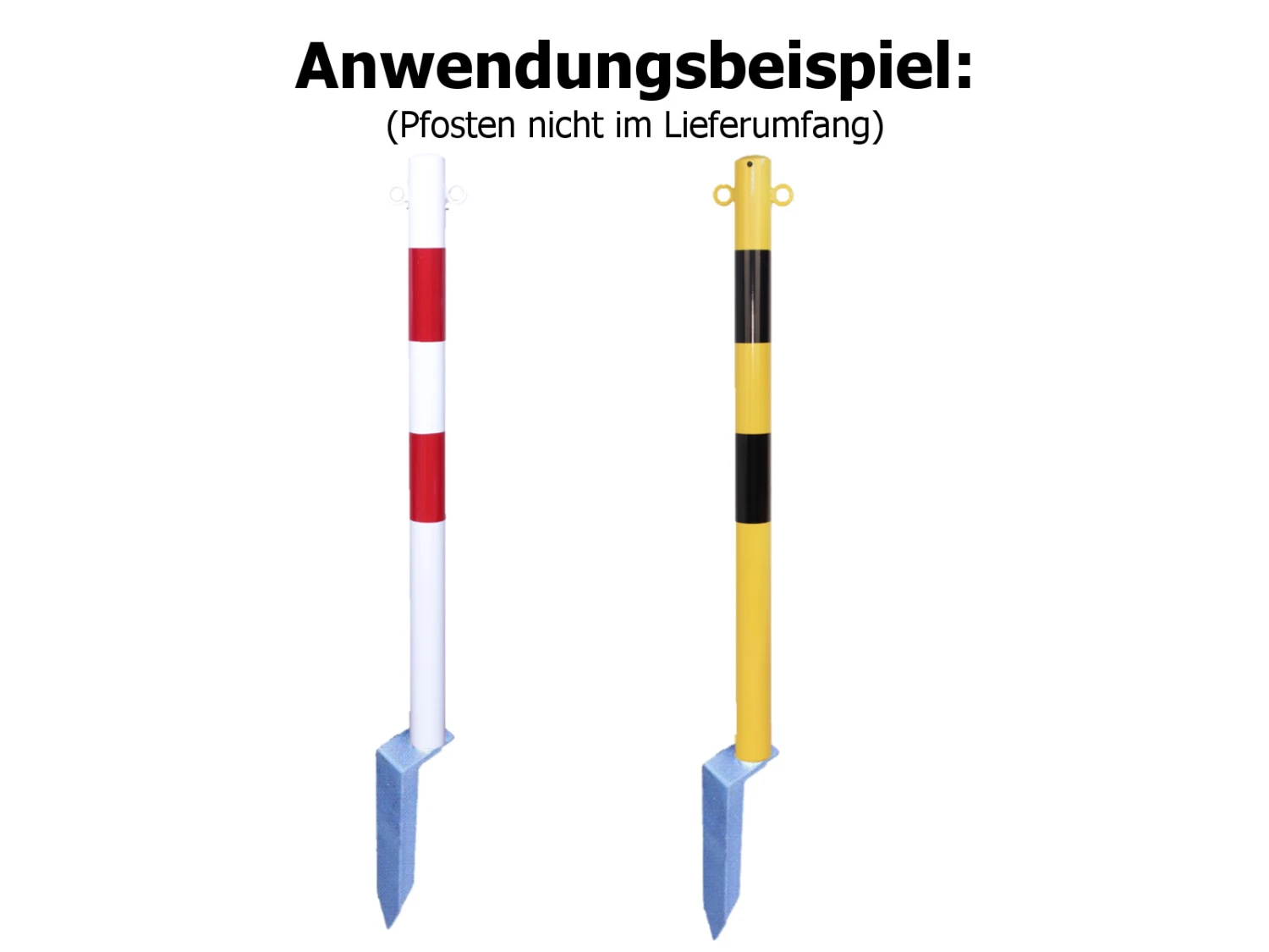 Einschlag-Bodenhülse Für Kettenpfosten Rund Ø 60 Mm – Bild 3