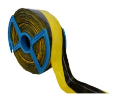Absperrband -fadenverstärkt- Gelb-schwarz, 250 M