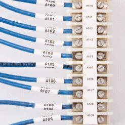 Wiederlösbare Vinyletiketten Für Klemmblöcke B-498 Für BMP41, 51 Und 53