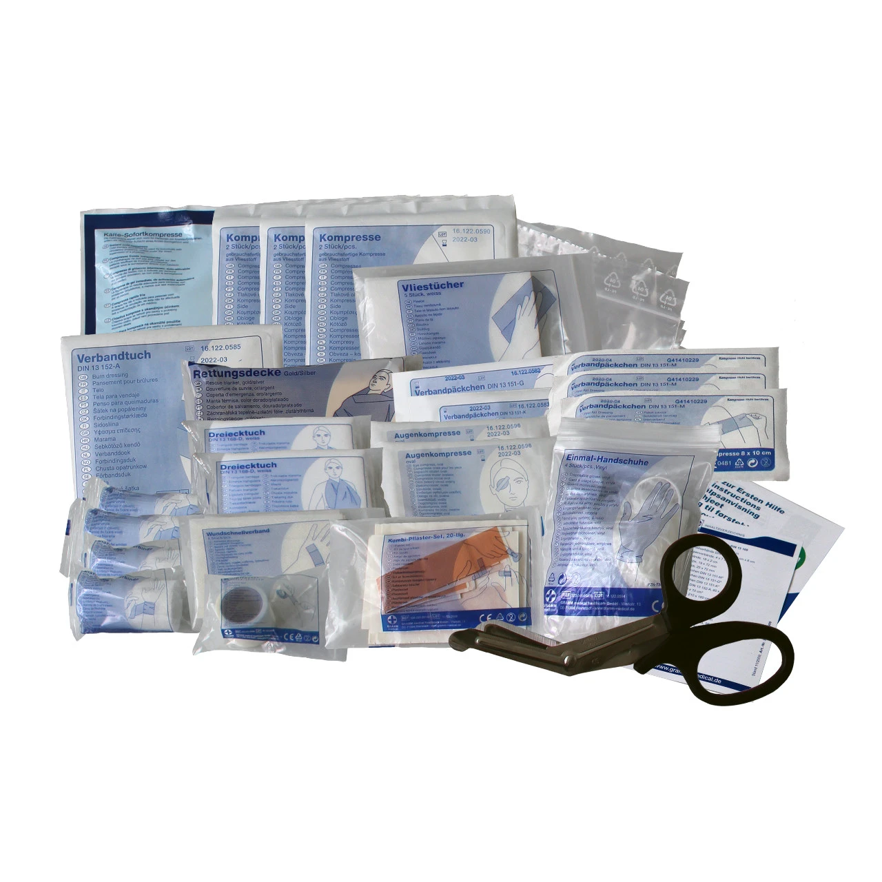 Verbandstofffüllung - Nachfüllset Nach DIN 13157:2021