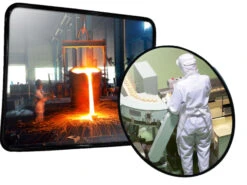 Industriespiegel Aus INOX - Hitzebeständig Bis 350°C