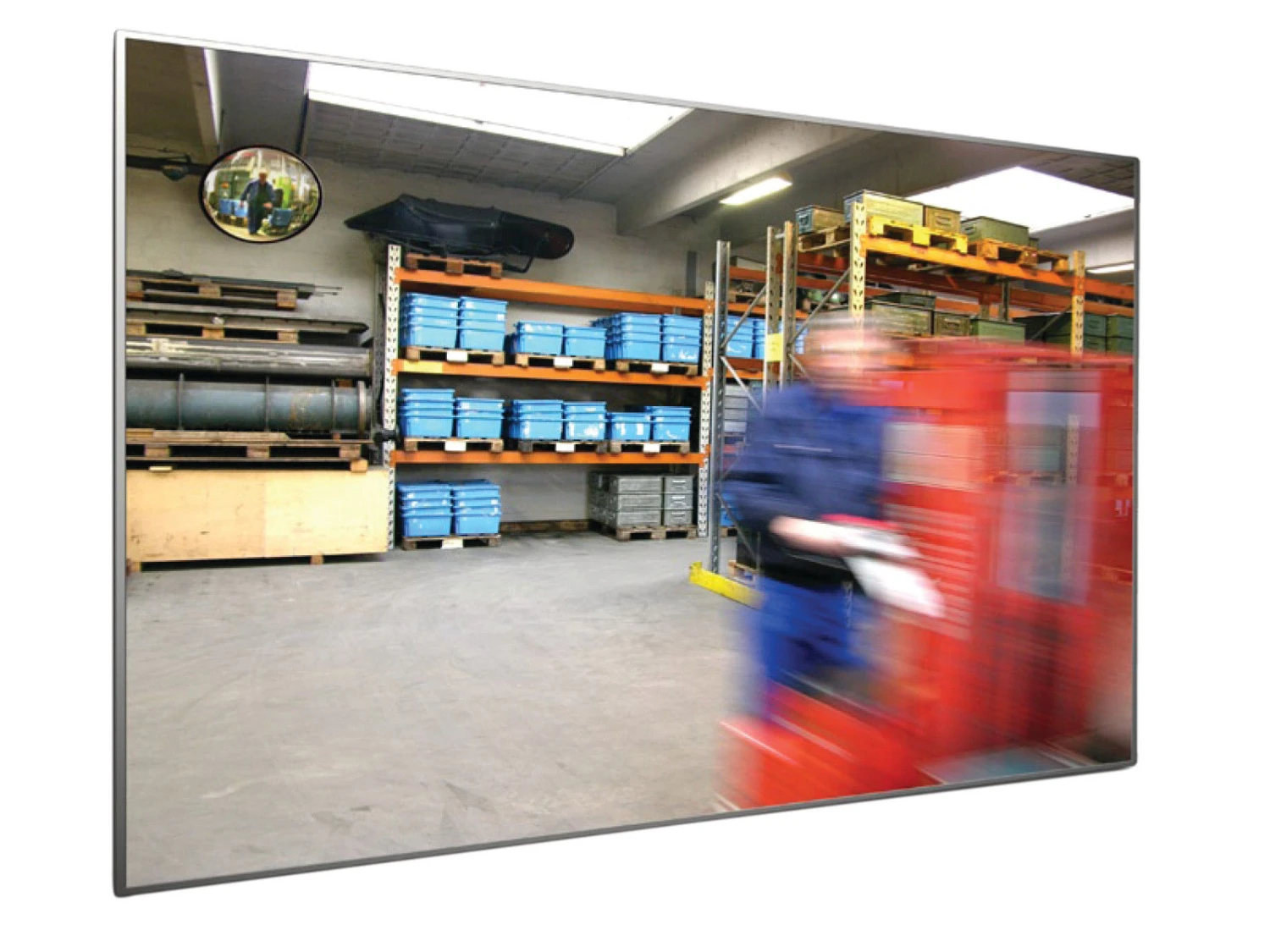 Flachspiegel IP AC Mit Aluminiumrahmen TÜV Geprüft – Bild 2