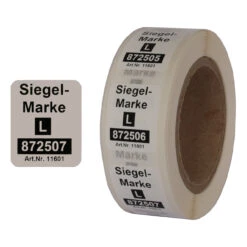 Siegelmarken (500 Stück) Aus Dokumentenfolie