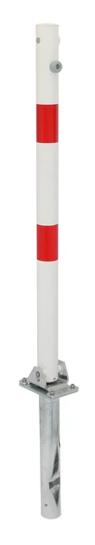 Absperrpfosten Klappy-Bo, Umlegbar, Zum Einbetonieren Mit Dreikantschloss