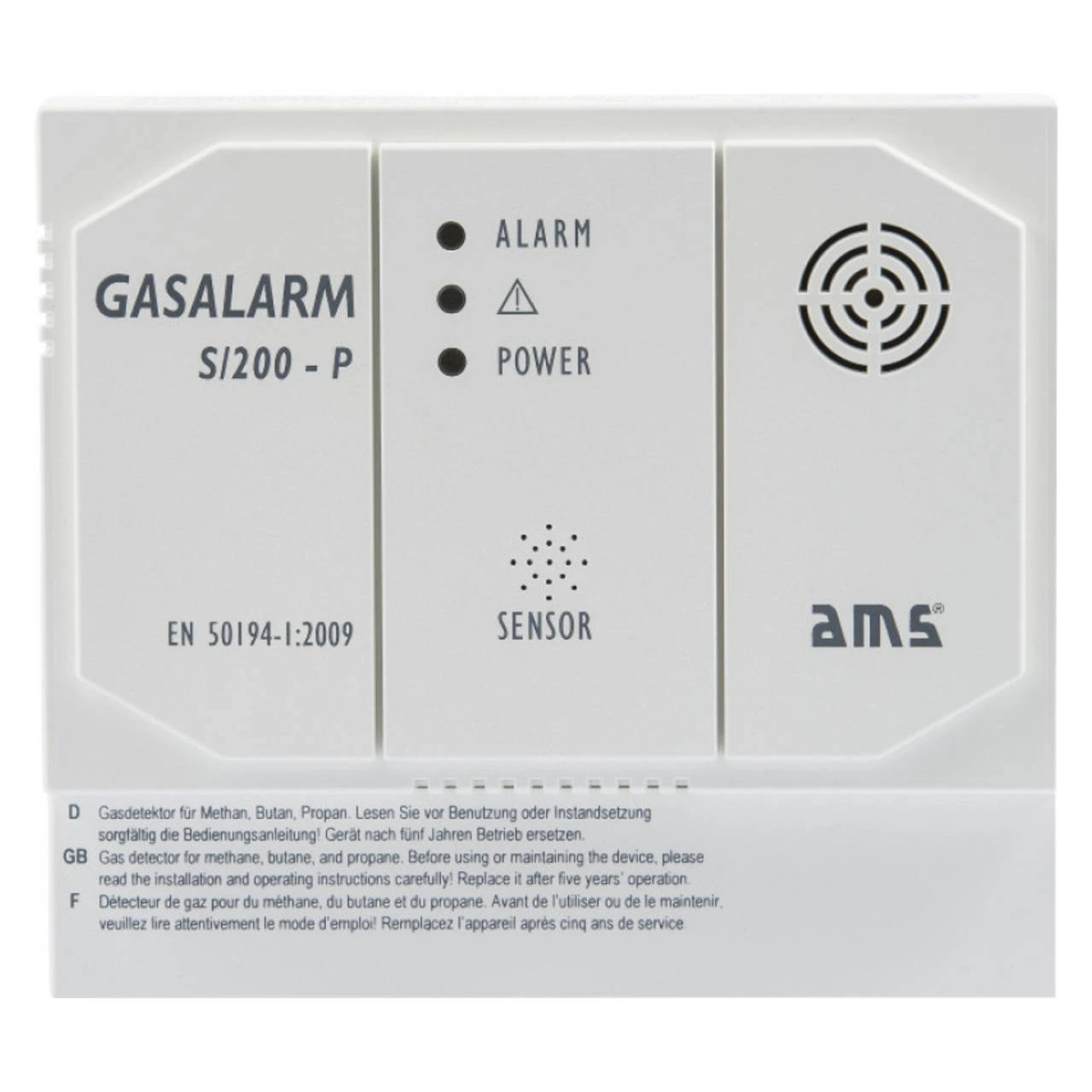 AMS Gasmelder S200-P Mit Schaltausgang