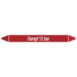Brady Rohrmarkierer Mit Text Dampf 12 Bar