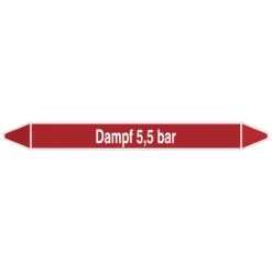 Brady Rohrmarkierer Mit Text Dampf 5,5 Bar