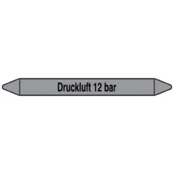 Brady Rohrmarkierer Mit Text Druckluft 12 Bar In Grau
