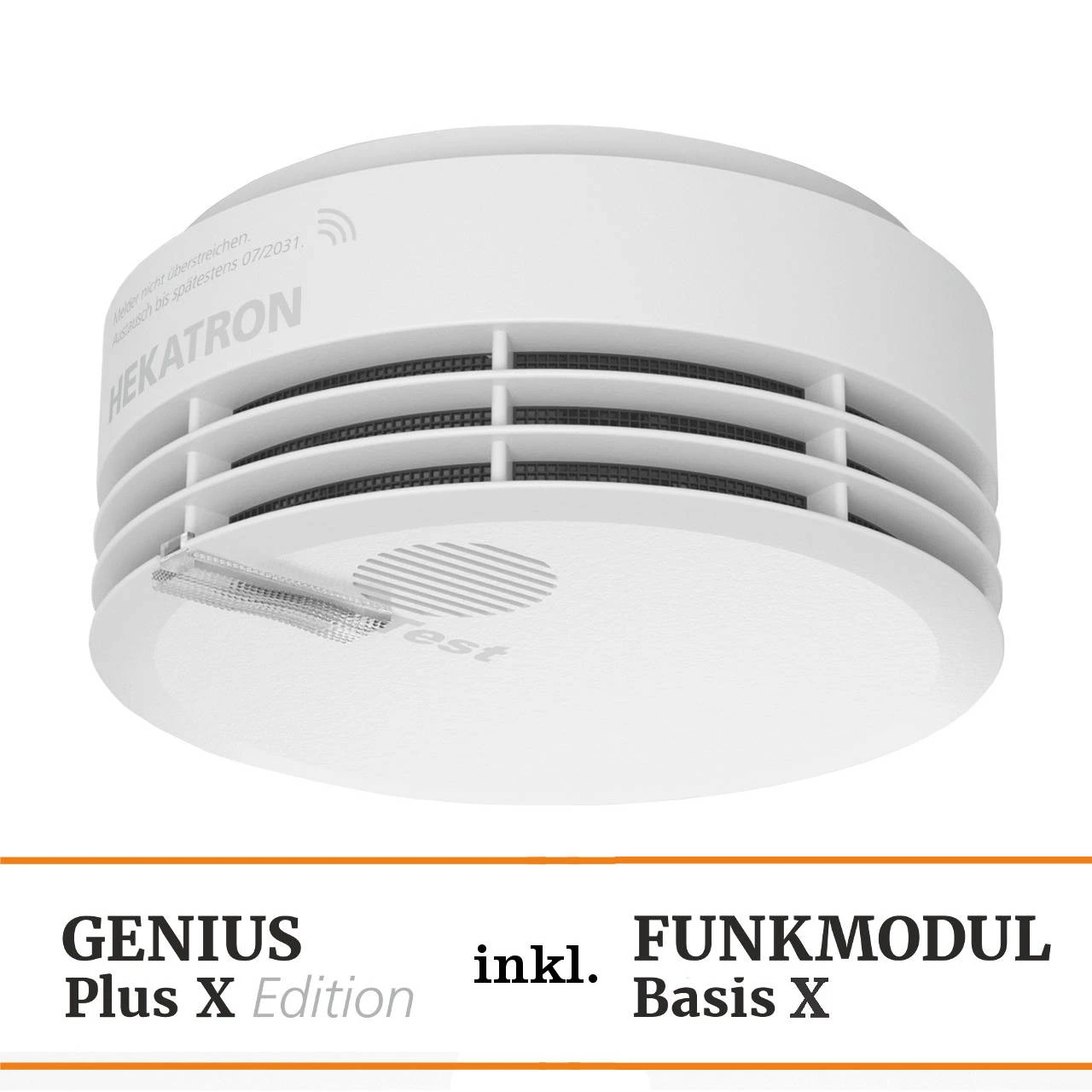 Rauchmelder Hekatron Genius Plus X Edition Inkl. Funkmodul Basis X
