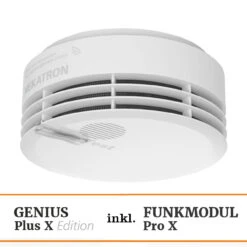 Rauchwarnmelder Hekatron Genius PLUS X ® Inkl. Funkmodul Pro X
