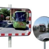 Universal-Verkehrsspiegel Wahlweise Mit Reflektorband