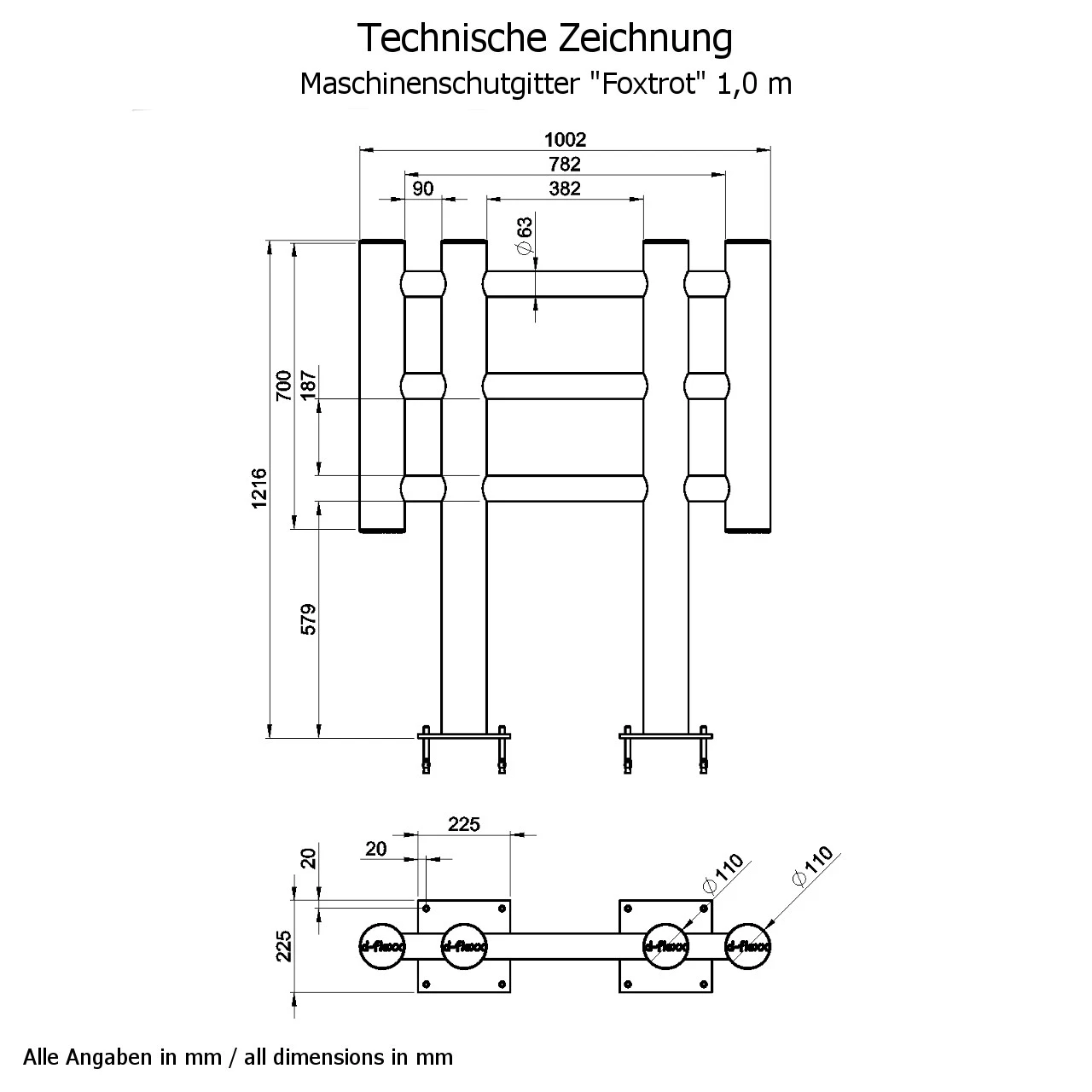 Maschinenschutzgitter FOXTROT Aus Flexiblem Spezialkunststoff – Bild 3