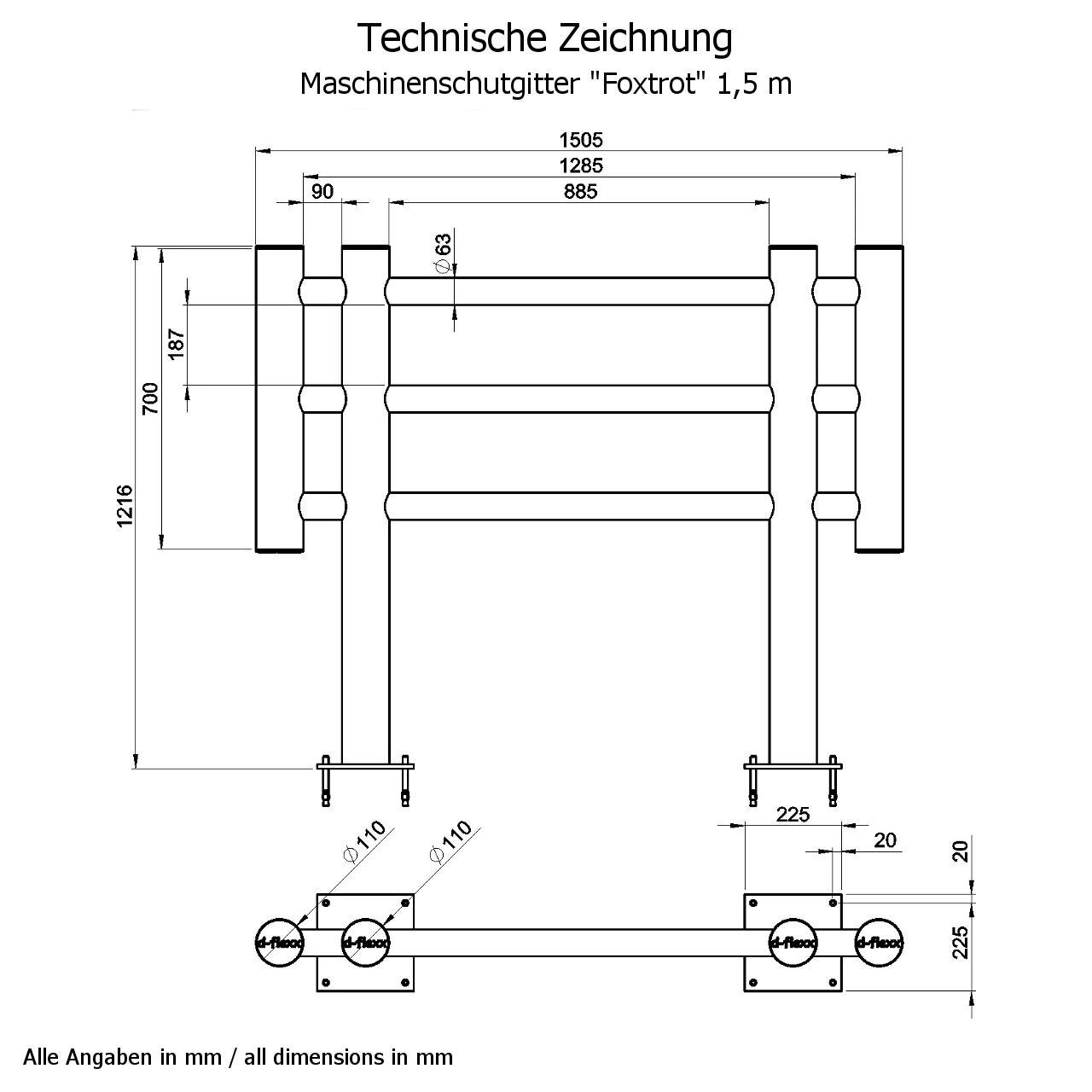 Maschinenschutzgitter FOXTROT Aus Flexiblem Spezialkunststoff – Bild 4