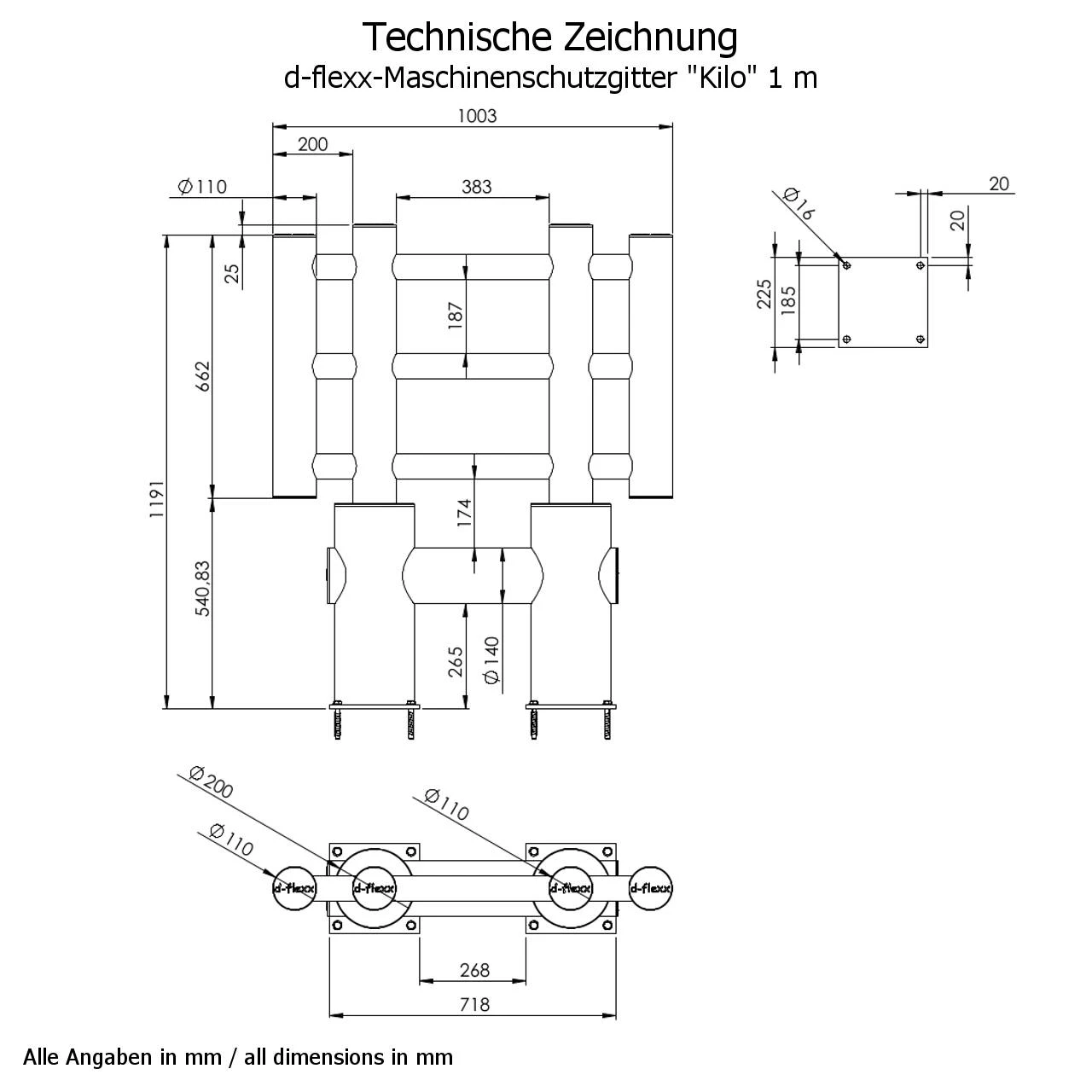 Maschinenschutzgitter KILO Aus Flexiblem Spezialkunststoff – Bild 3