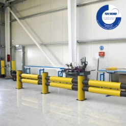 Verkehrsbarriere HOTEL 2-zeilig Aus Flexiblem Spezialkunststoff