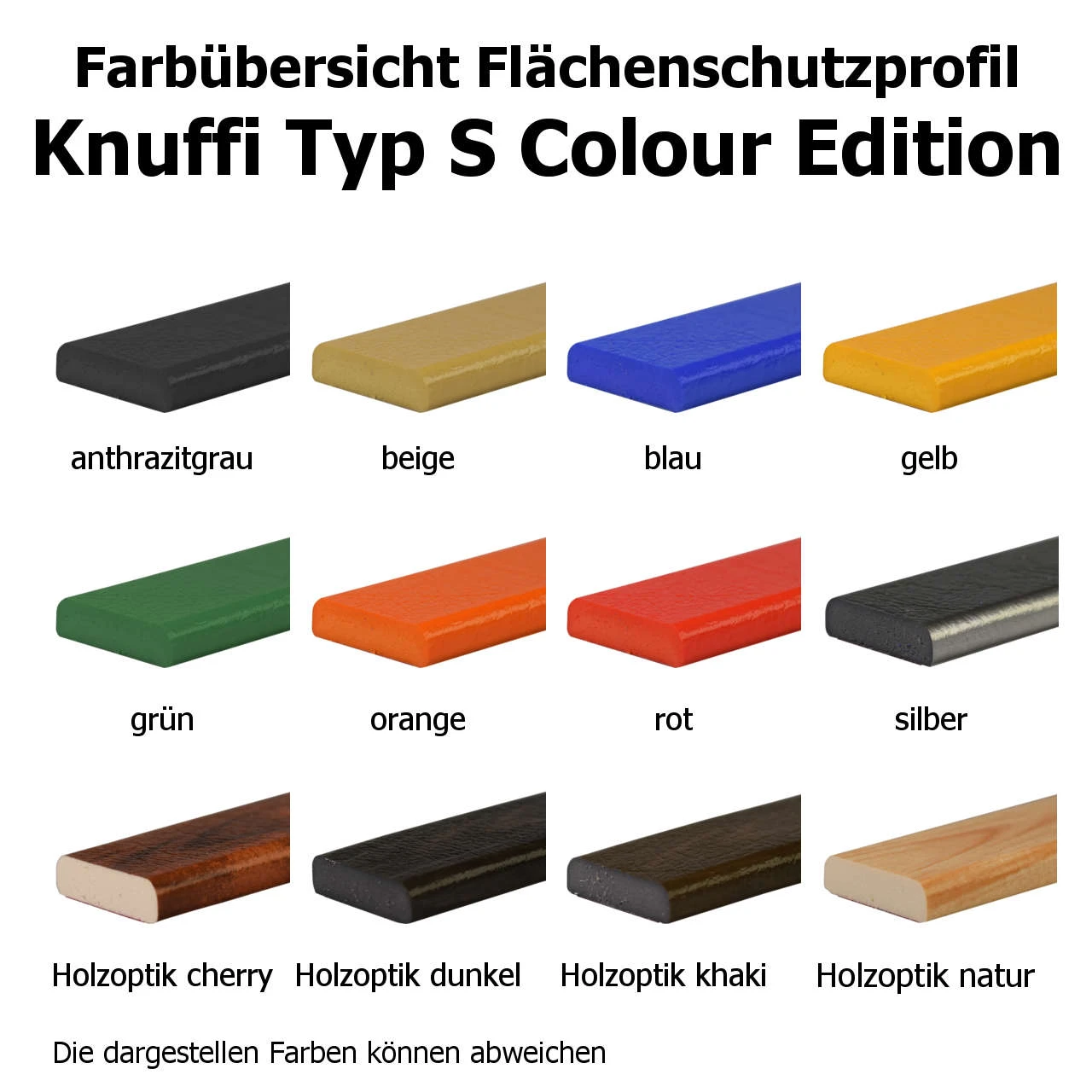 Flächenschutzprofil Knuffi® Typ S, Colour Edition, Selbstklebend – Bild 3