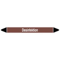 Brady Rohrmarkierer Mit Text Desinfektion, 250 X 26 Mm