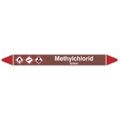 Brady Rohrmarkierer Mit Text Methylchlorid - GEFAHR