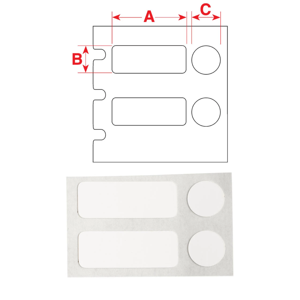 Brady FreezerBondz Polyester-Etiketten B-492 Mit Deckeletikett Für Den BBP33 Drucker – Bild 2
