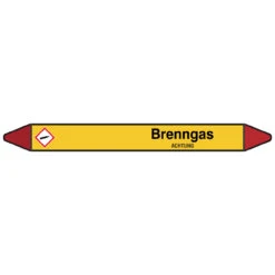 Brady Rohrmarkierer Mit Text Brenngas - ACHTUNG
