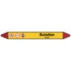 Brady Rohrmarkierer Mit Text Butadien - GEFAHR