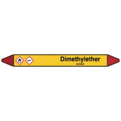 Brady Rohrmarkierer Mit Text Dimethylether - GEFAHR