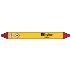 Brady Rohrmarkierer Mit Text Ethylen - GEFAHR