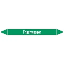 Brady Rohrmarkierer Mit Text Frischwasser