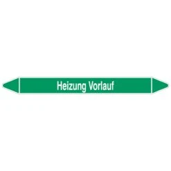 Brady Rohrmarkierer Mit Text Heizung Vorlauf