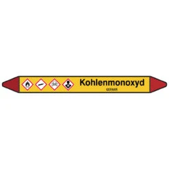 Brady Rohrmarkierer Mit Text Kohlenmonoxid - GEFAHR