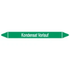 Brady Rohrmarkierer Mit Text Kondensat Vorlauf