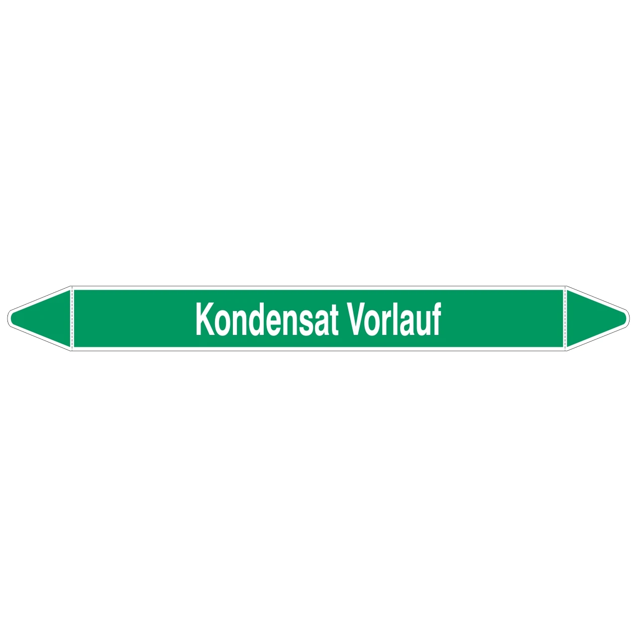 Brady Rohrmarkierer Mit Text Kondensat Vorlauf