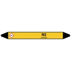Brady Rohrmarkierer Mit Text N2 - ACHTUNG