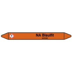 Brady Rohrmarkierer Mit Text NA Bisulfit - ACHTUNG