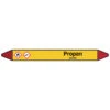 Brady Rohrmarkierer Mit Text Propan - GEFAHR