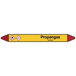 Brady Rohrmarkierer Mit Text Propangas - GEFAHR