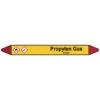 Brady Rohrmarkierer Mit Text Propylen Gas - GEFAHR