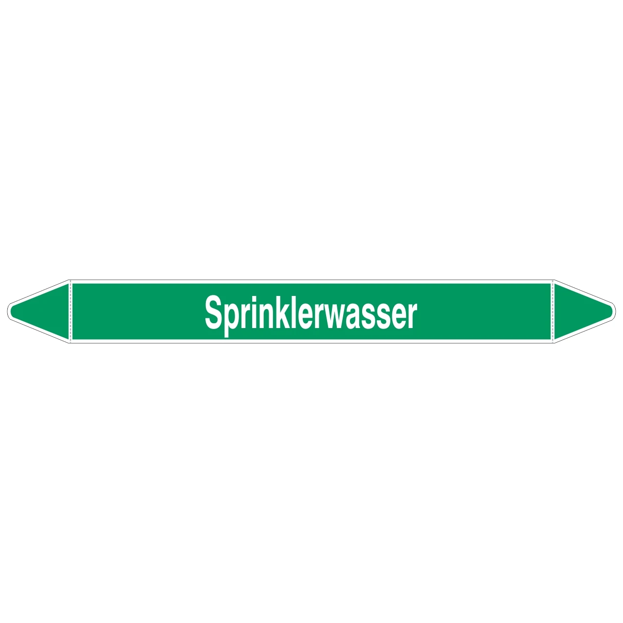 Brady Rohrmarkierer Mit Text Sprinklerwasser