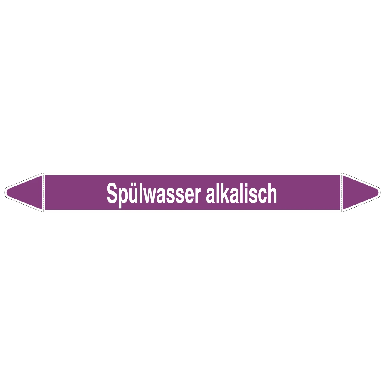 Brady Rohrmarkierer Mit Text Spülwasser Alkalisch
