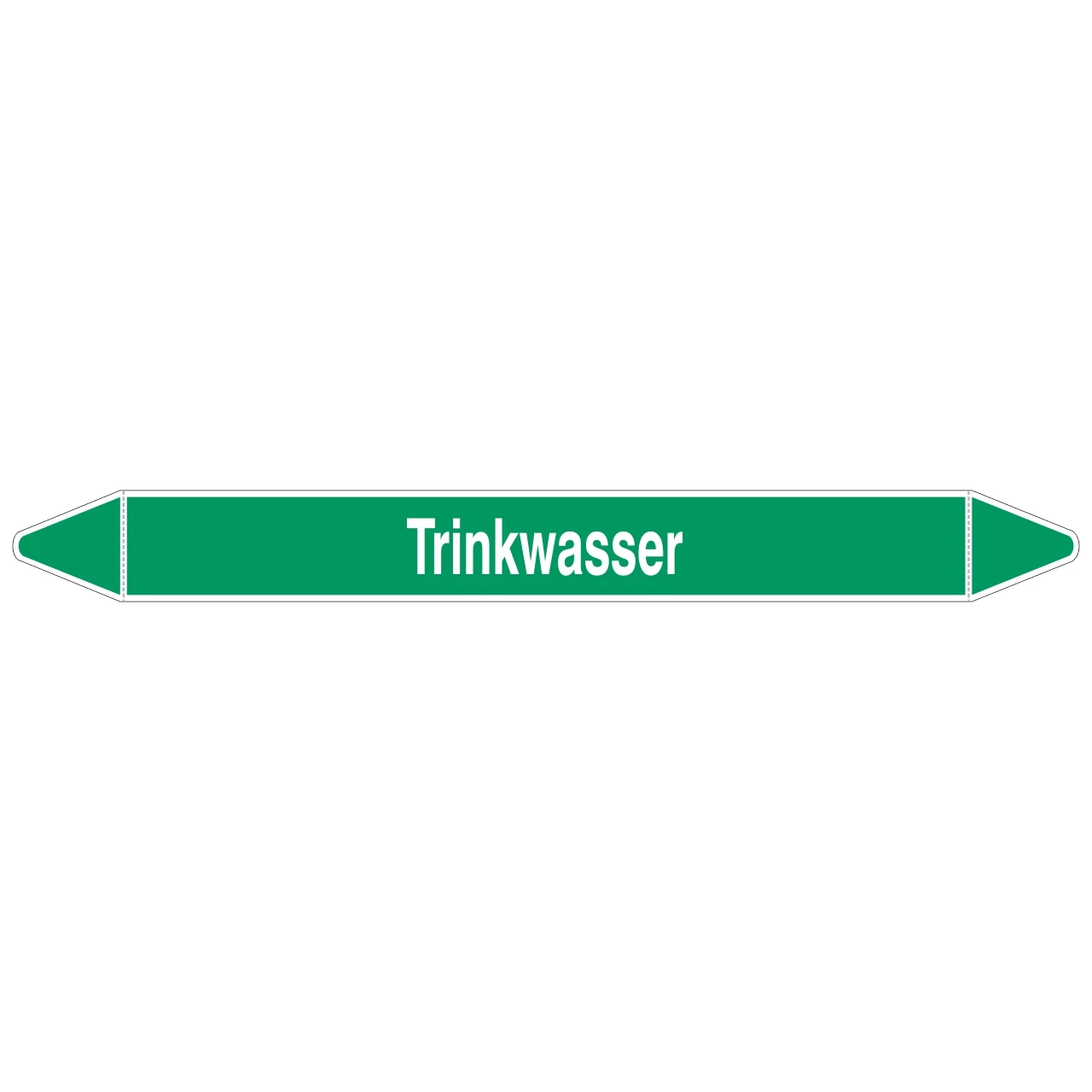 Brady Rohrmarkierer Mit Text Trinkwasser