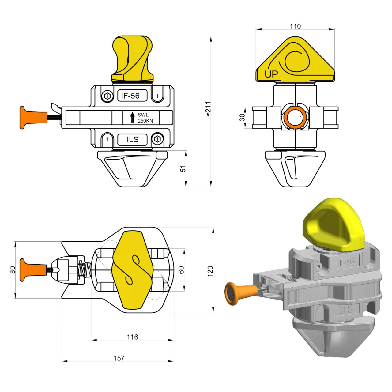 Halbautomatische Twistlock IF-56 – Bild 6