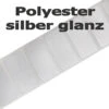 Polyesteretiketten - Silber Glanz