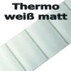 Thermoetiketten Weiß Matt