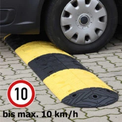 Fahrbahnschwellen Bis 10 Km/h Aus Hartgummi