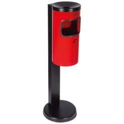 Abfall-Ascher-Kombination TKG Rondo Mit Schwarzem Standfuß